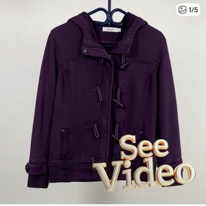 RICKI’S Hoodie Duffel Jacket, Toggle Fasteners, Front Pockets. Video